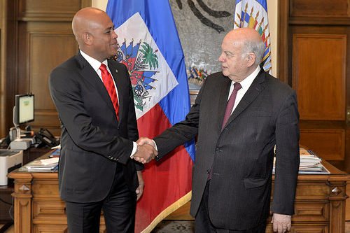 President Martelly OAS Secretary General